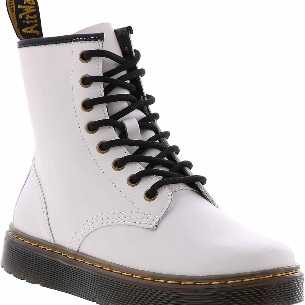 Dr. Martens Women's White Combat Boots